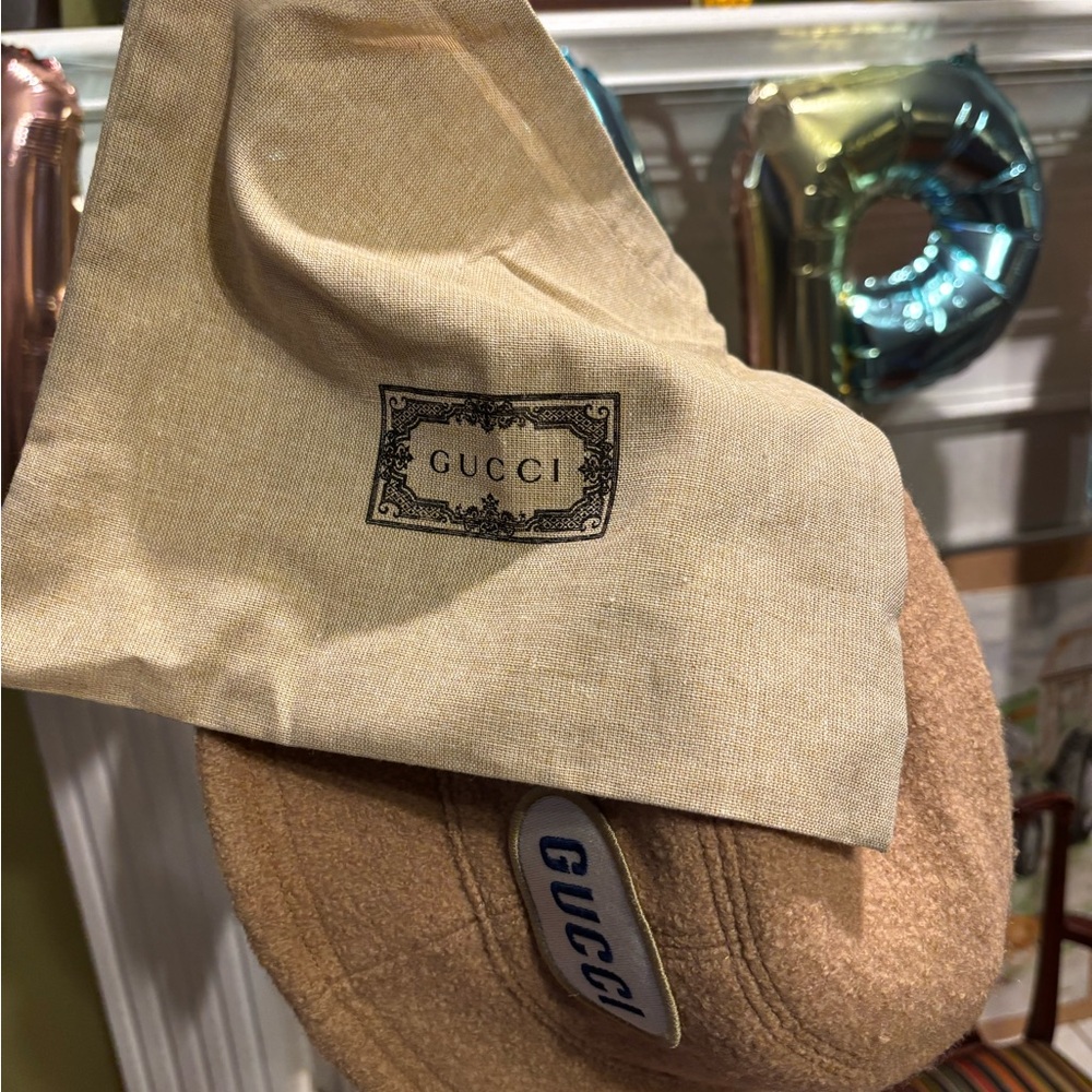 Gucci Camel Wool Bucket Hat - Picture 8 of 8